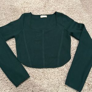 Altard State size large green sweater top